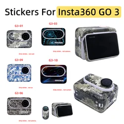 For Insta360 GO 3 Thumb Camera Full Set Sticker Personalized Refit Decals Anti-scratch Protective Film Sports Camera Accessories