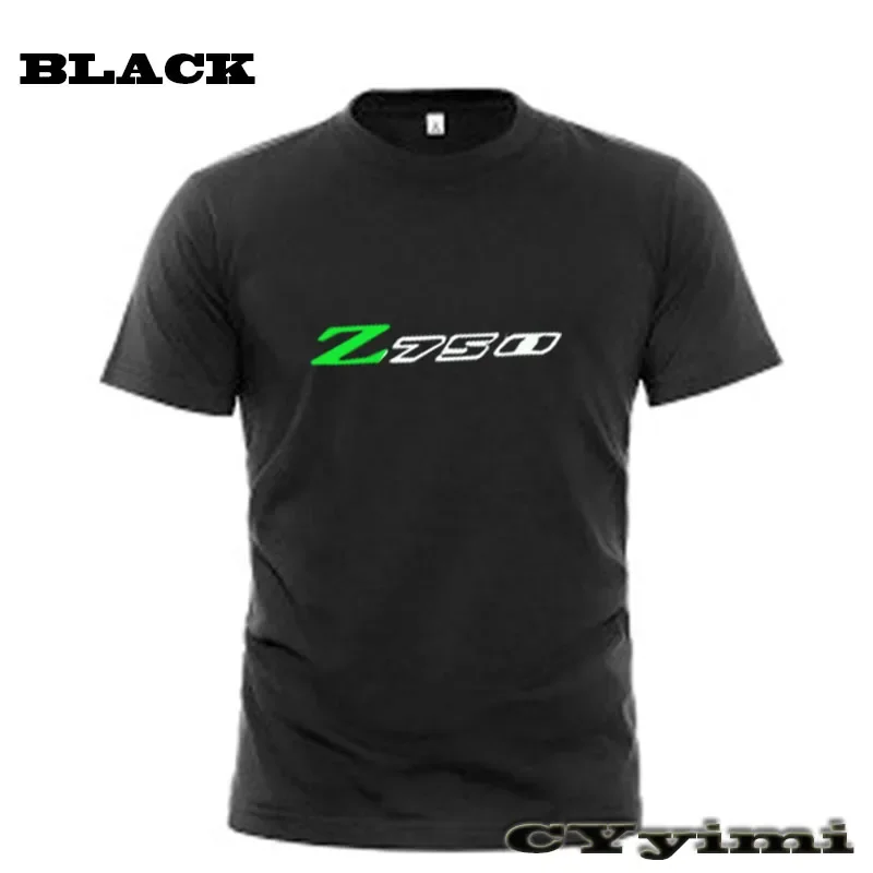 For Z750 Z 750S T Shirt Men New LOGO T-shirt 100% Cotton Summer Short Sleeve Round Neck Tees Male