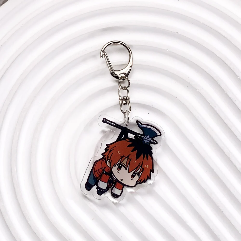 1/8Pcs Anime Frieren: Beyond Journey's End Acrylic Keychain Bag Charms Accessories Backpack Key Holder Keyring Fans Friends Gift