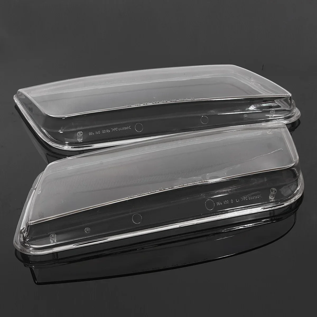 Pair Headlight Cover Lens Shell For VW MK4 Jetta Bora 1999-2004 Replacement 1J5941017AH