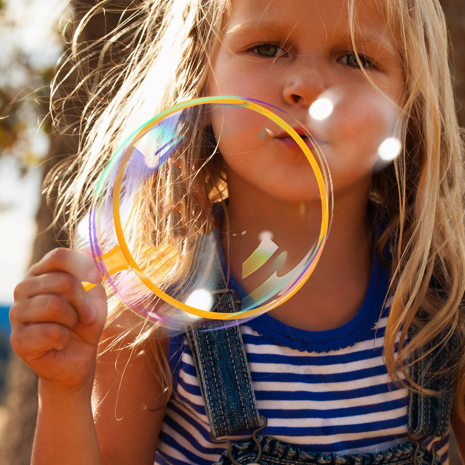 

4 Pcs Bubble Wand Set Colorful Bubbles Maker Party Favors Great Toy Outdoor Blowing Fun Safe Spring Summer Autumn Winter