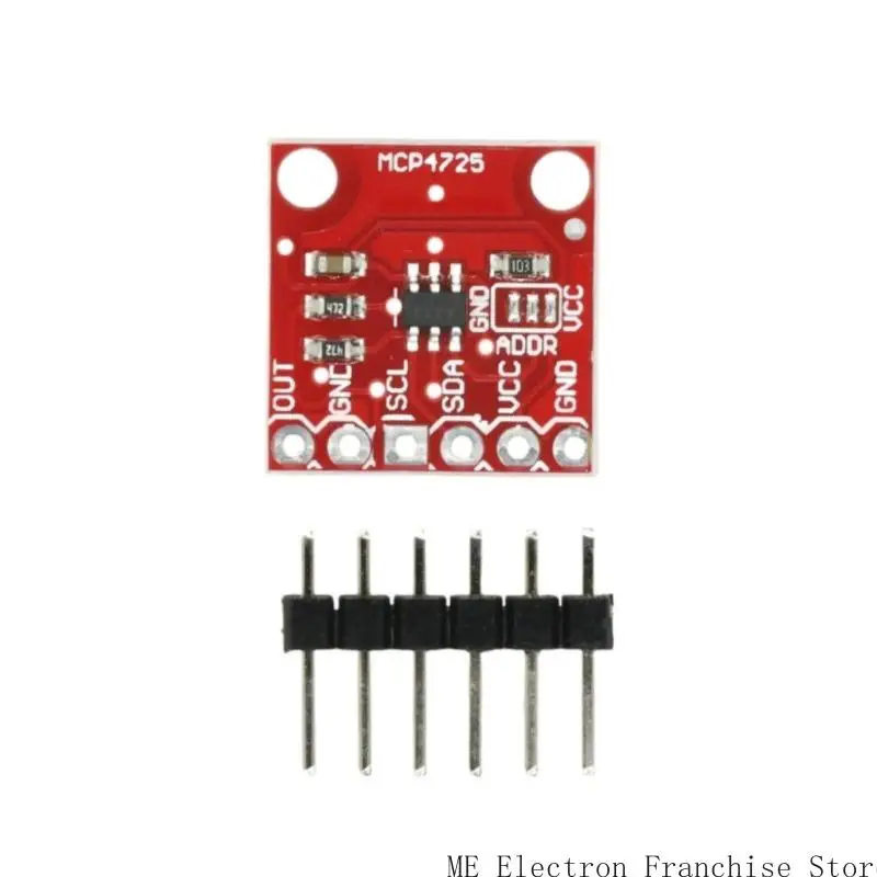 T5EA 12 -битное разрешение MCP4725 DACS Модуль разработки DACS для систем и калибровки датчиков