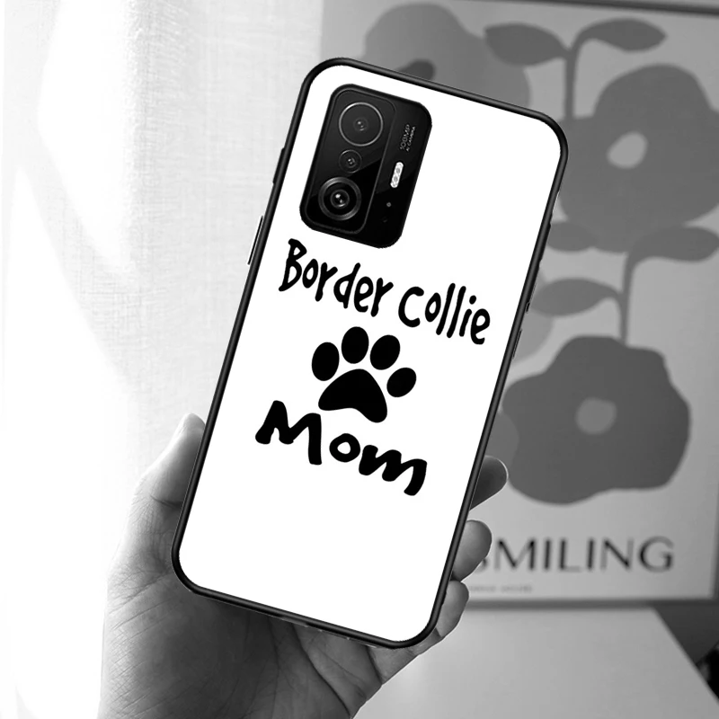 Border Collie Dog Case For Xiaomi 12T 11T 13 Pro 12X 12 Lite Cover For POCO F5 X5 X3 Pro X4 F4 GT F3 M5s C40