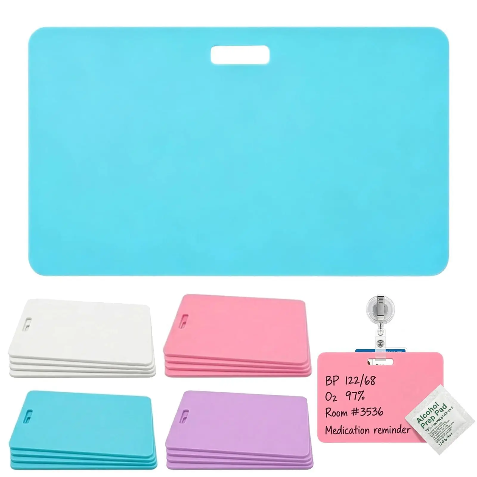 Erasable Badge Sticky Notes Wiping Custom Photo Name Luggage Tags Personalized Vacation Id Cards DIY Work Badge