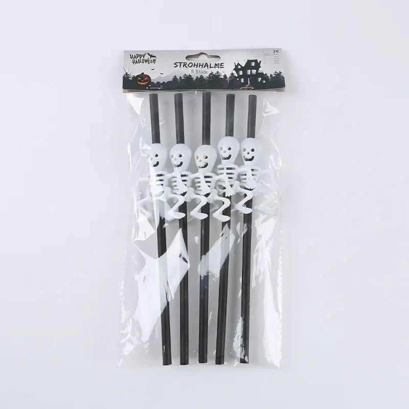 

Соломенные шапки для Хэллоуина — креативные художественные соломинки с рисунком черепа и тыквы