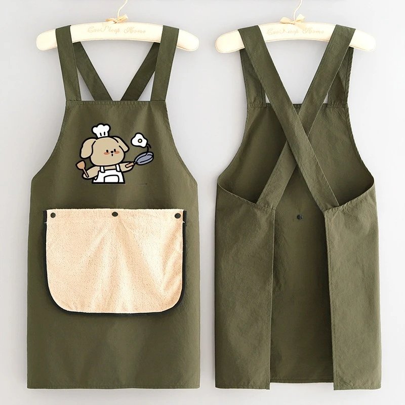 

Кухонный фартук с защитой от брызг, противообрастающий и грязеотталкивающий, для общественного питания, пекарни, официанта, специальный комбинезон с принтом на талии