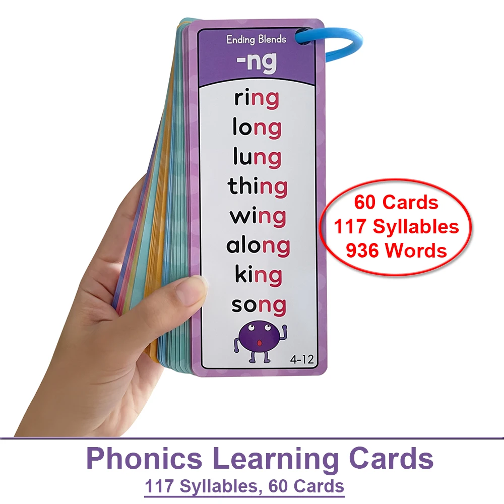 Montessori Phonics Word Lists Cards English Vocabulary Building Learning Flashcards Teacher Teaching Aids Classroom Must Haves