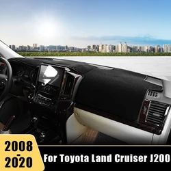 For Toyota Land Cruiser 200 J200 2008-2013 2014 2015 2016 2017 2018 2019 2020 Car Dashboard Avoid Light Pad Sun Shade Carpets