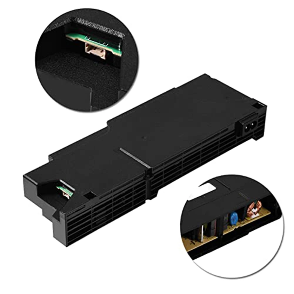 Black ABS 4 Pin Power Supply ADP-200ER Replacement Part For PS4 CUH-1215A CUH-12XX Series Console  For Test Measurement Tool