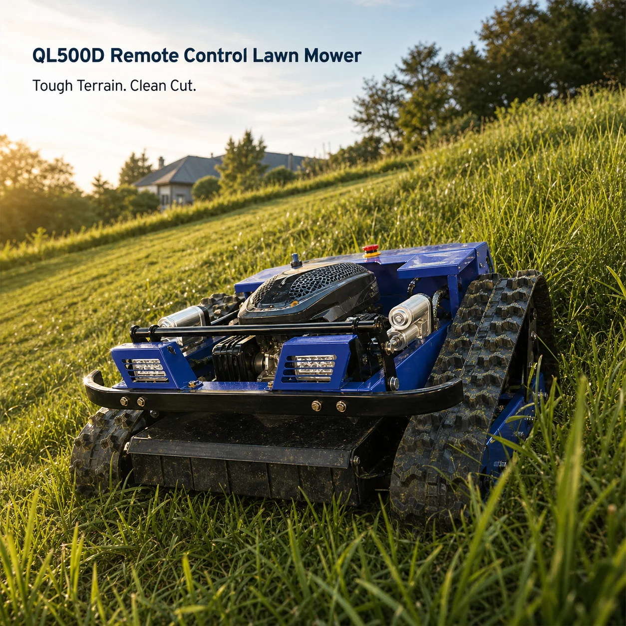 Custom 500mm Lawn Mower for Stadium Perimeter Grass Care CE Euro 5 Compact Cutting Machine Equipment