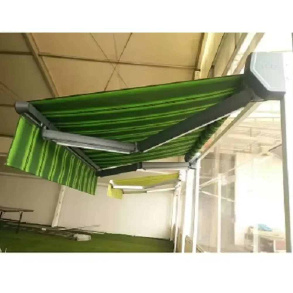 Outdoor Luxury Electric Customized Size Aluminum Awning Patio Awning Supplier Garden Big Size Retractable Awning Factory