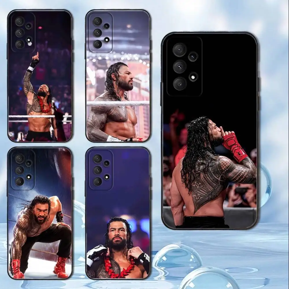 

R-Roman R-Reing-es OTC Phone Case For Samsung Galaxy A13,A21s,A22,A31,A32,A52,A53,A71,A80, Soft Black Cover