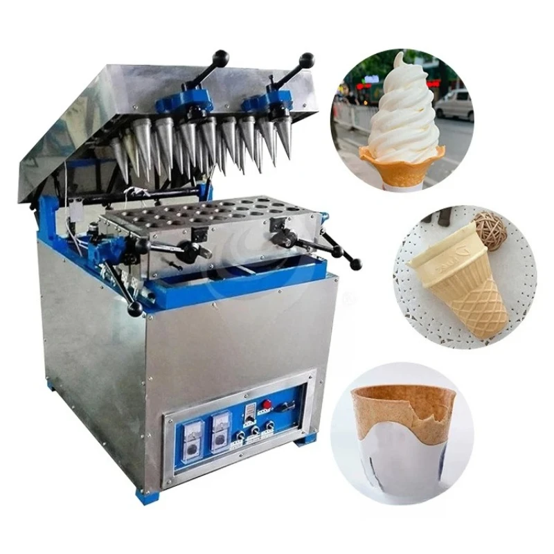 

Полностью автоматическая съедобная чашка для вафель, изготовление электрических конусов для мороженого, производство машины