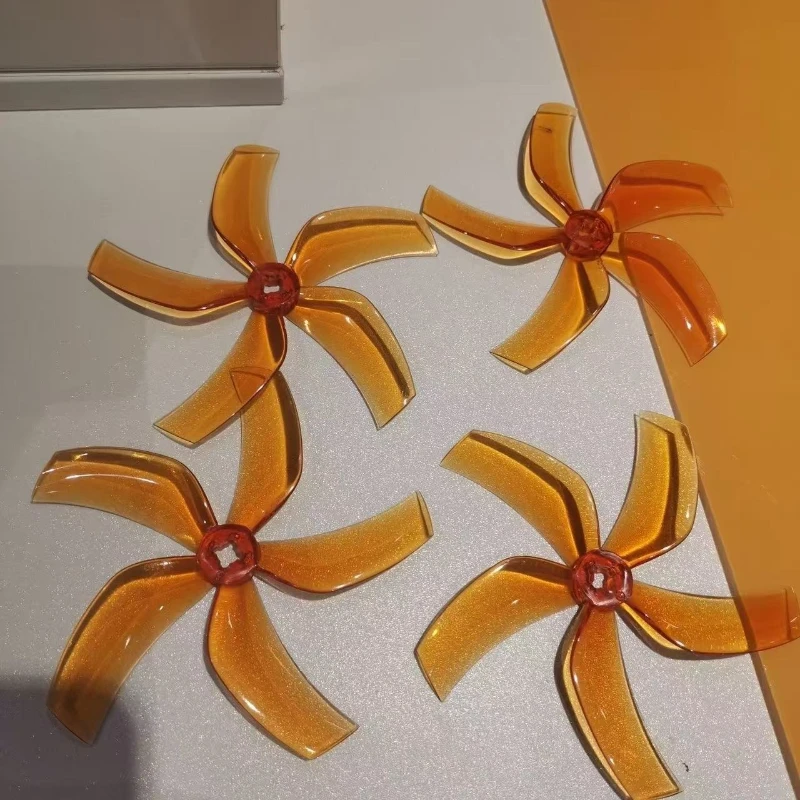 GEMFAN Qianfeng D90 máquina cruzada de carreras FPV con paleta canalizada de 5 hojas y 3,5 pulgadas, ventilador violento