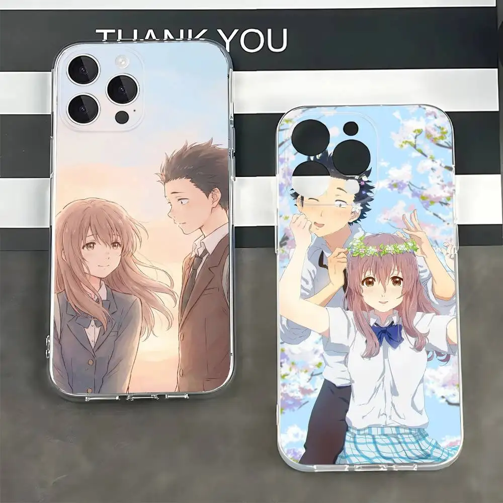 A S-Silent V-Voice Phone Case For iPhone 17 16 15 11 12 13 14 Pro Max 7 8 Plus X Xr Xs Max SE 12mini Silicone Soft Cover