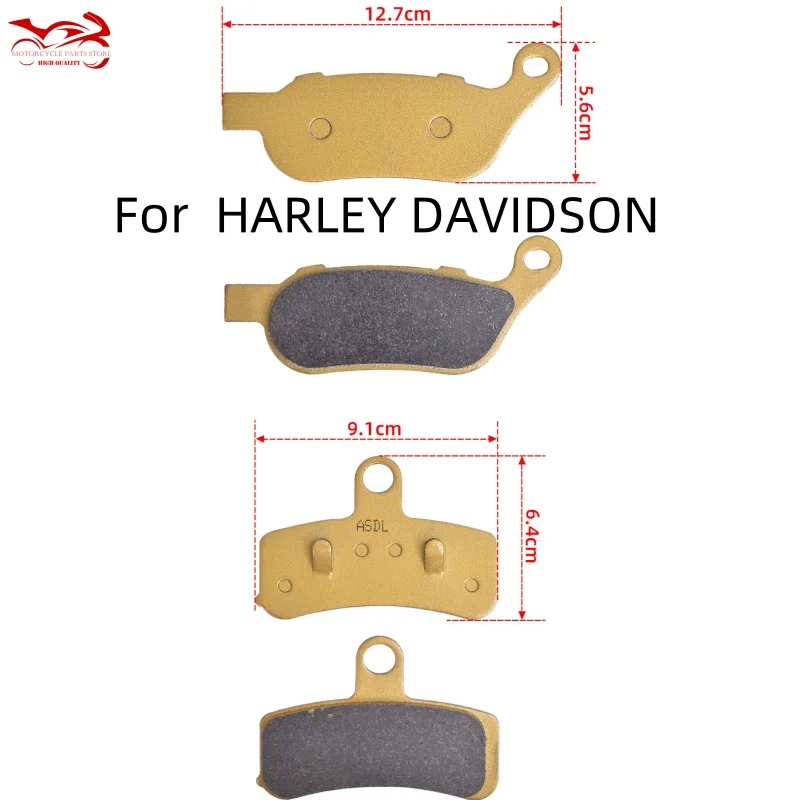 Brake Pads For HAR/LEY DAVIDSON FXD FLSTFB FLSTF FLSTC FLSTN FXCW FXCWC 1584 Rocker Softail FXS FLSTC N FLSTFB Fat Boy Softail