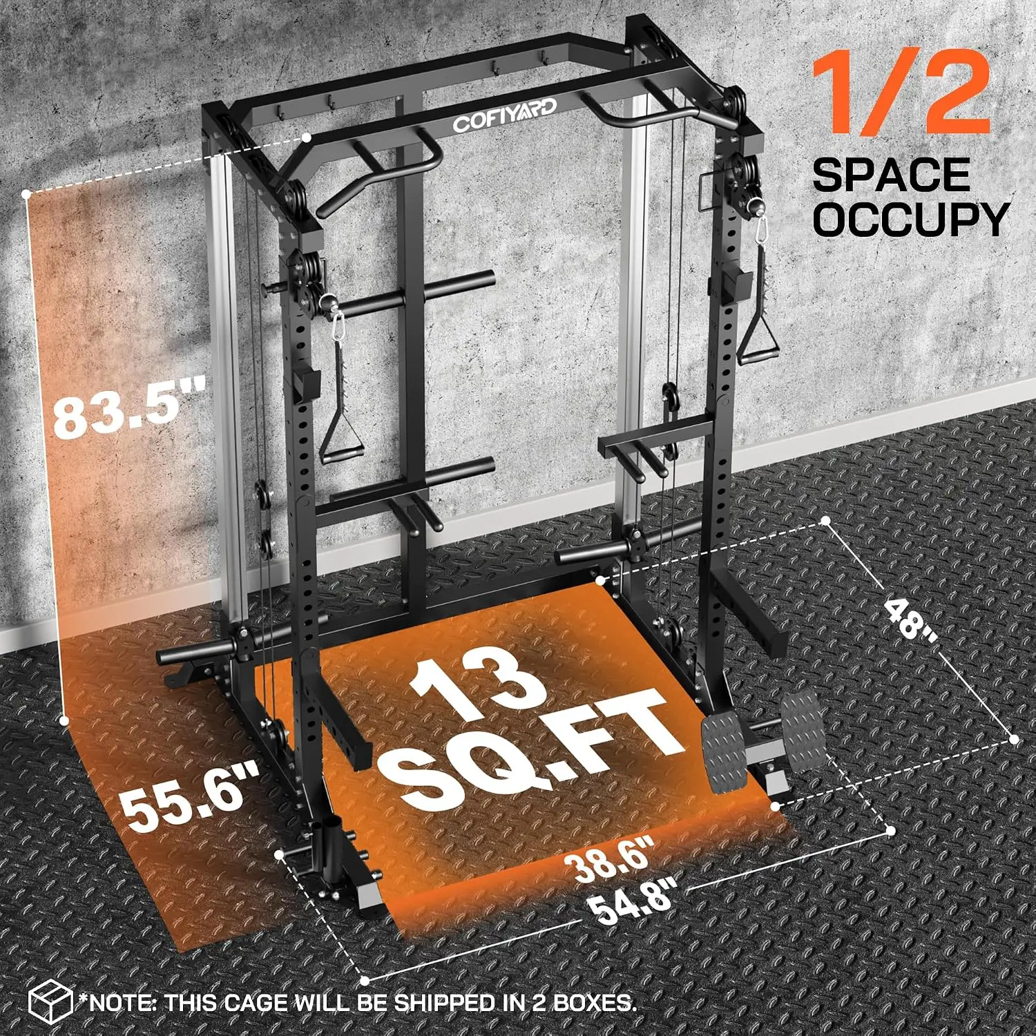 Multi-Function Power Rack with - đánh giá và giá Home Gym Rack With Cables