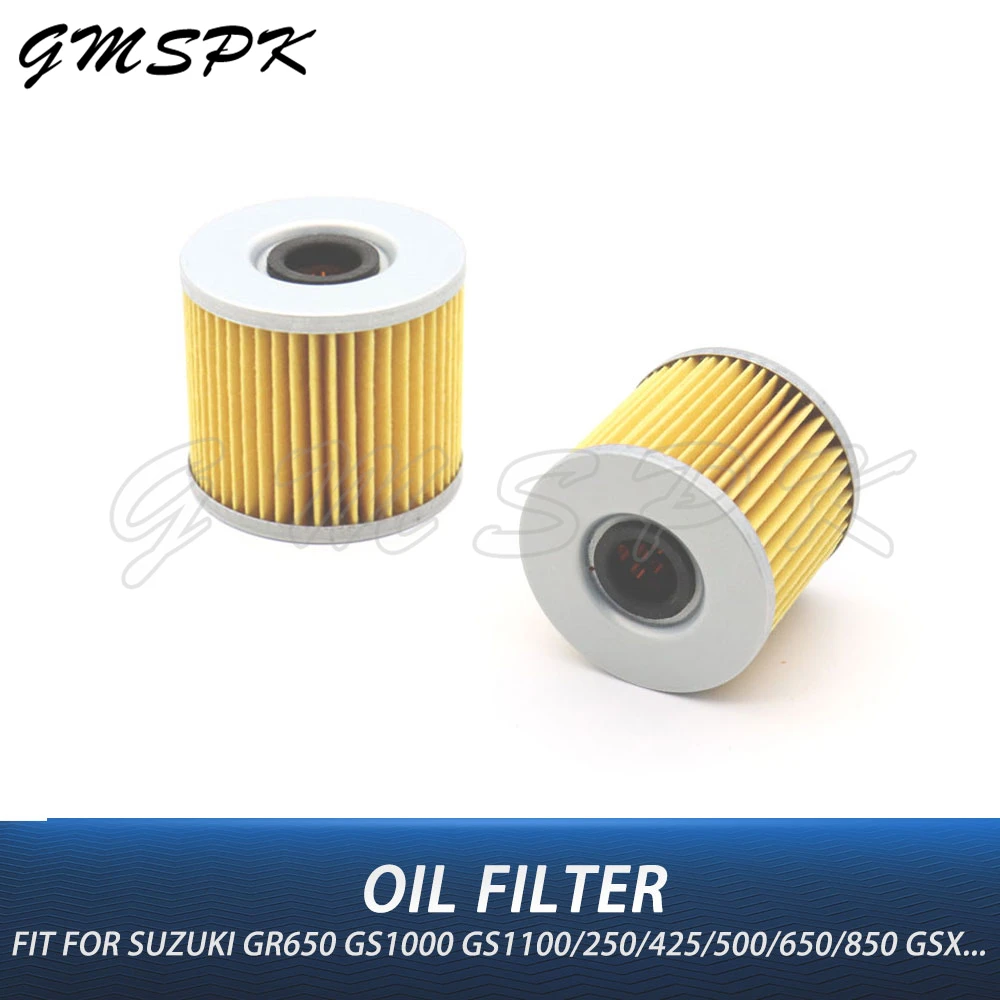 

1/2/5/10PCS Motorcycle Oil Filter Fit for Suzuki GS300 GS450S GS500 GS1000 GS1100 E/G/GL/S GR650 GSX 250 400 550 1100 750 Katana
