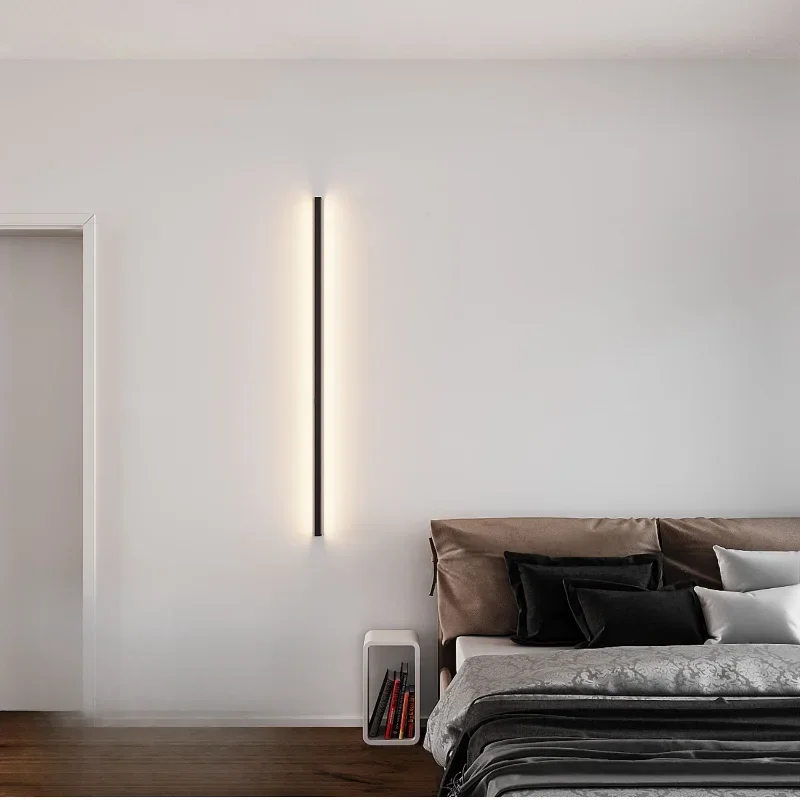 Wall Light LED Night Light Closet Lamp for Kitchen Bedroom Detector Remote Strip Lamp Cabinet Staircase Backlight Wall Sconces