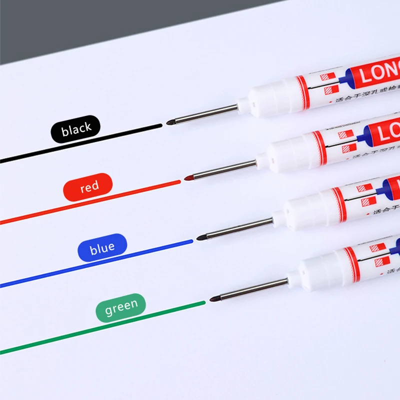 Pennarello a testa lunga penna Gel multiuso ad asciugatura rapida pennarello impermeabile senza xilene cancelleria materiale scolastico