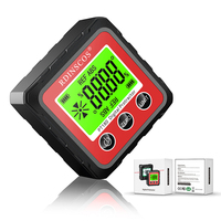 Digital Angle Gauge Magnetic Protractor Inclinometer Level Angle Finder Angle Cube Level Box With Magnes and Backlight