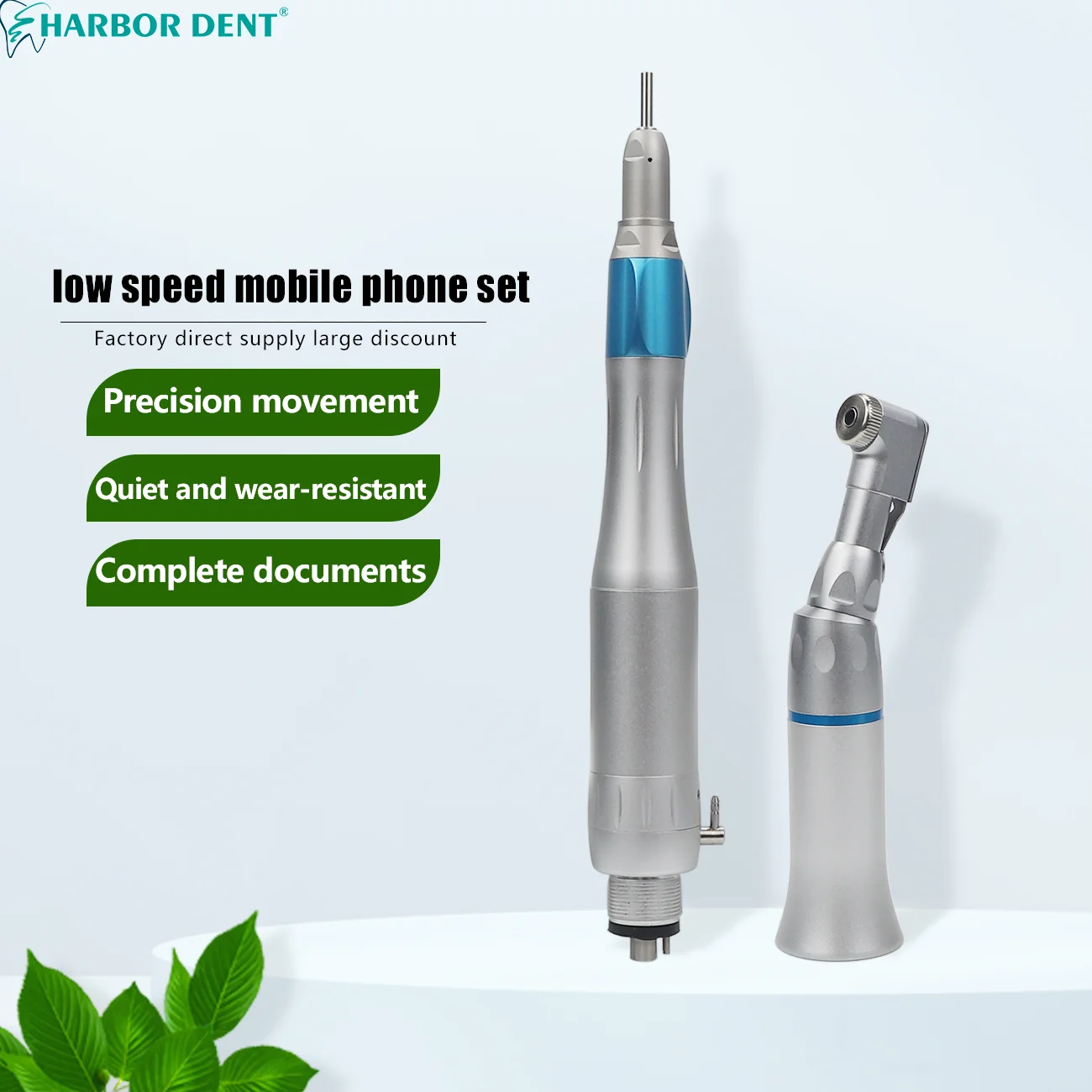 

Dental Low Speed Handpiece 2/4 Hole Air Motor for Straight Hand Piece Push Button Contra Angle Sets Dentists Equipment Tools