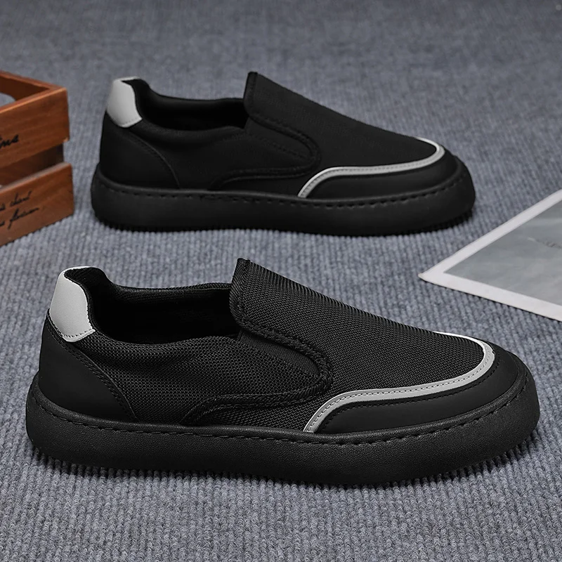 Men Leisure Loafers Ventilated Lining Wicks Moisture Fast, Shock Absorb Sole Offer Effortless Walking Experience All Day