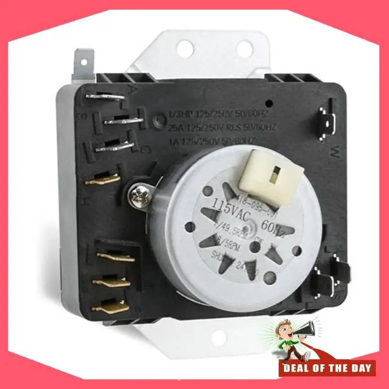 تسليم 24 ساعة لجزء استبدال مؤقت المجفف Maytag W10185992-وضع نماذج 418-095-20-B5 MEDC465HW0 MGDC465HW0 لدوامة