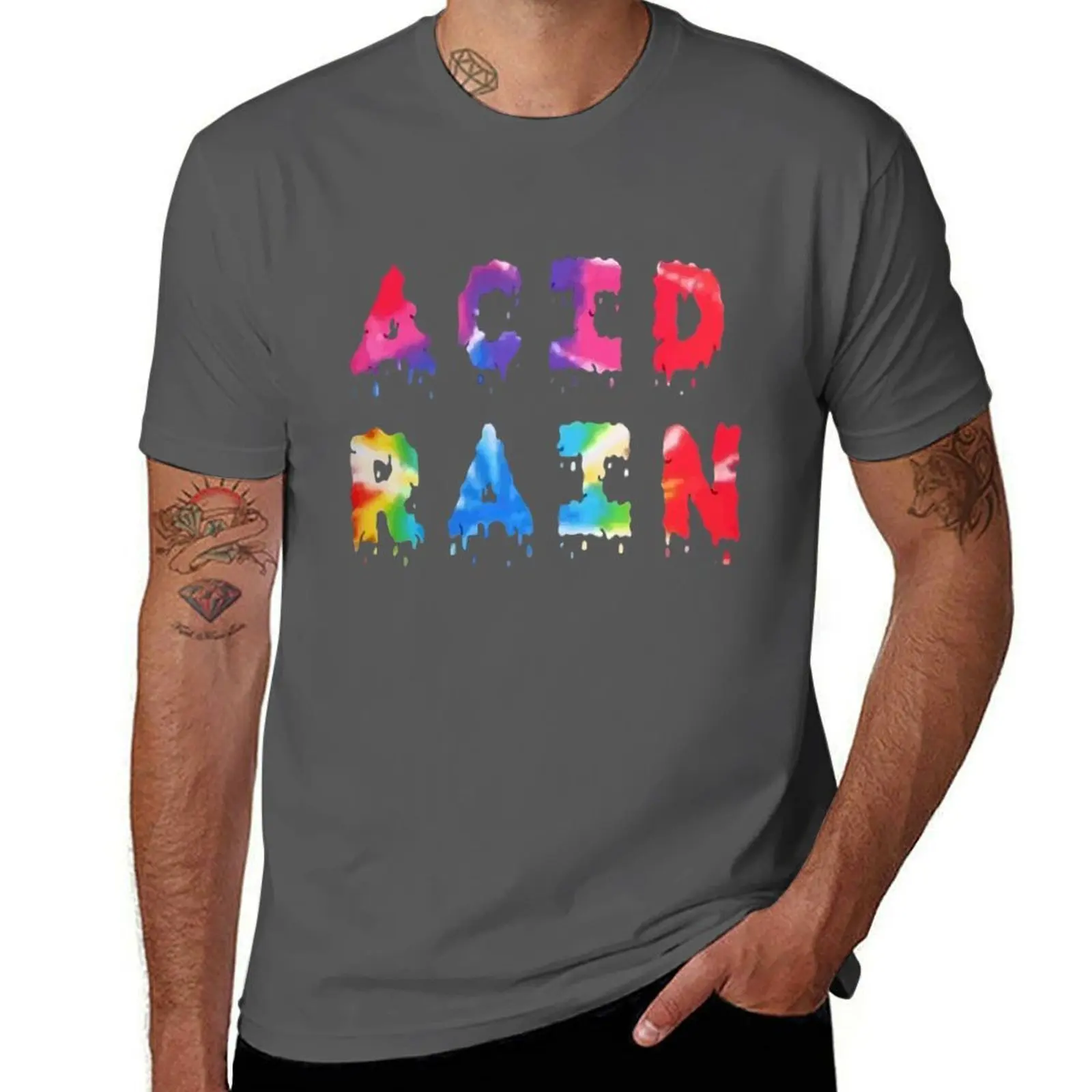 Chance The Rapper-Acid Rain Men Comfortable Short Sleeve Music BandSinger Big T-Shirt Basic Crew Neck Short Sleeve Top