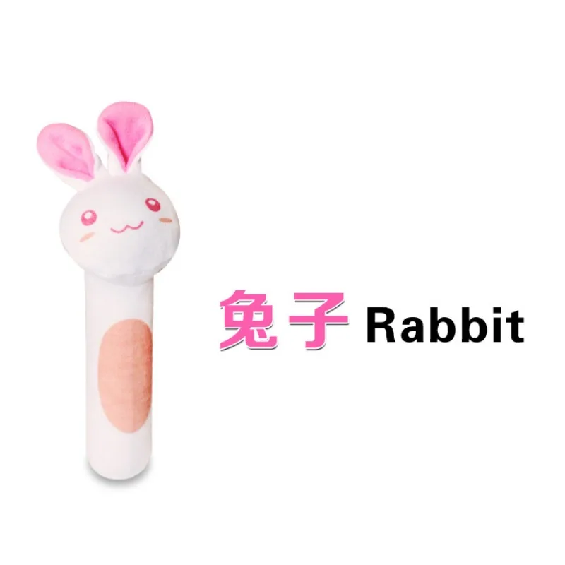 1pcs Animal Style Baby Rattles Newborn Educational Rattle Mobiles Baby Toys Cute Plush Bebe Toys 0-12 Months Toddler Toys