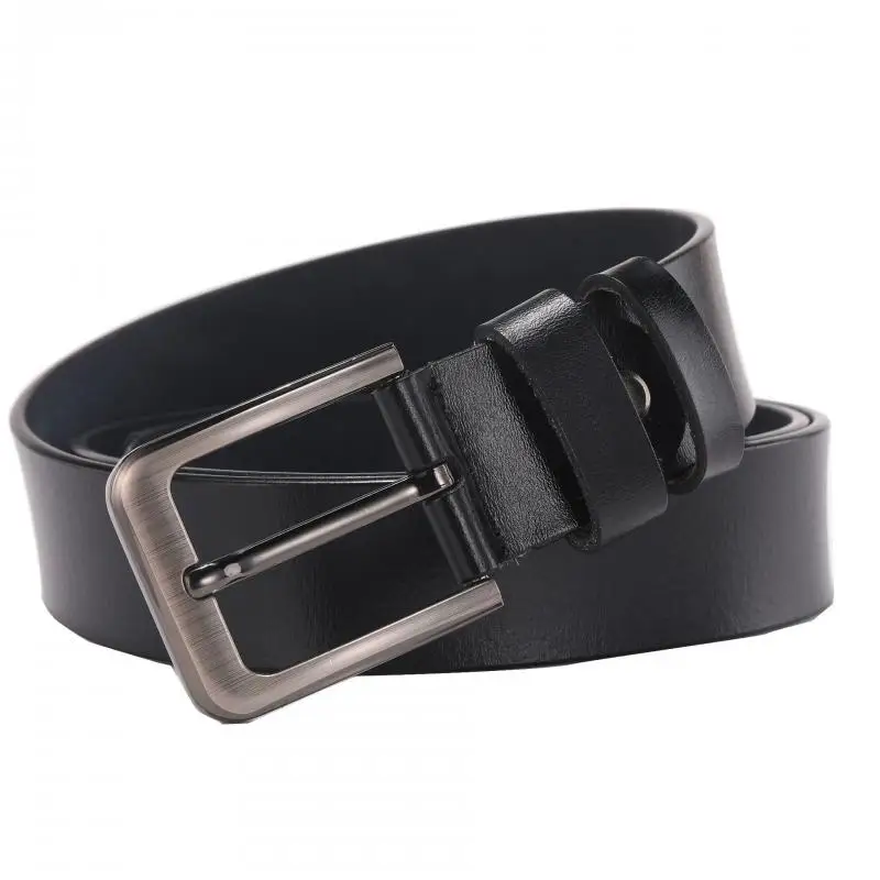 105-150CM Men Belt High Quality Large Waist Genuine Cowhide Luxury Designer Belts Black Premium Perfectly Paired Pair Made