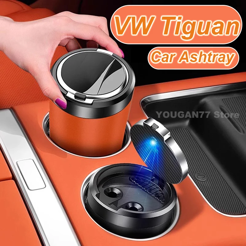 

Car Ashtray With Vacuum For Volkswagen Tiguan Tayron Taos T-Roc R ID.7 GTX Tourer ID.5 GTX The latest styles of 2025 Ashtray