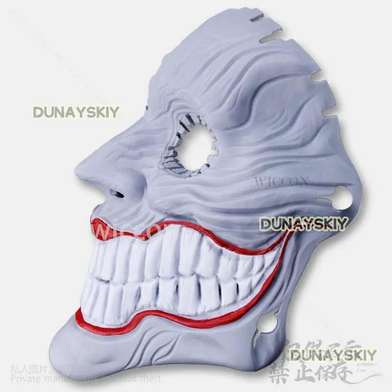 Aira Shiratori Cosplay Anime Dandadan 3D Mask Hard Plastic Props Customized For Halloween Christmas Party Gifts Woman Girls