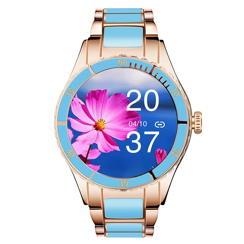 Border-reloj inteligente z73para mujer, dispositivo deportivo con llamadas, control del ritmo cardíaco y de la presión sanguínea, música Local