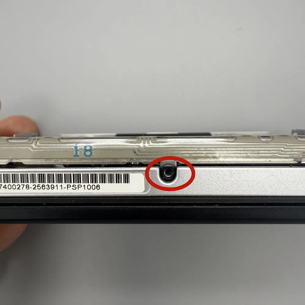 Vollständig laminiertes IPS-LCD-Display für Sony PSP1000 PSP 1000. Mit einer maßgeschneiderten Ersatz-Oberabdeckung. Es gibt kein Logo auf der Hülle. – Detail 2