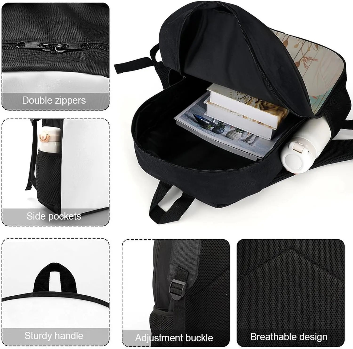 Long Hair Beauty Bookbag - Ultra Lightweight Portable Backpack Work Travel Backpack For Men Women Fits 16 Inch Notebook