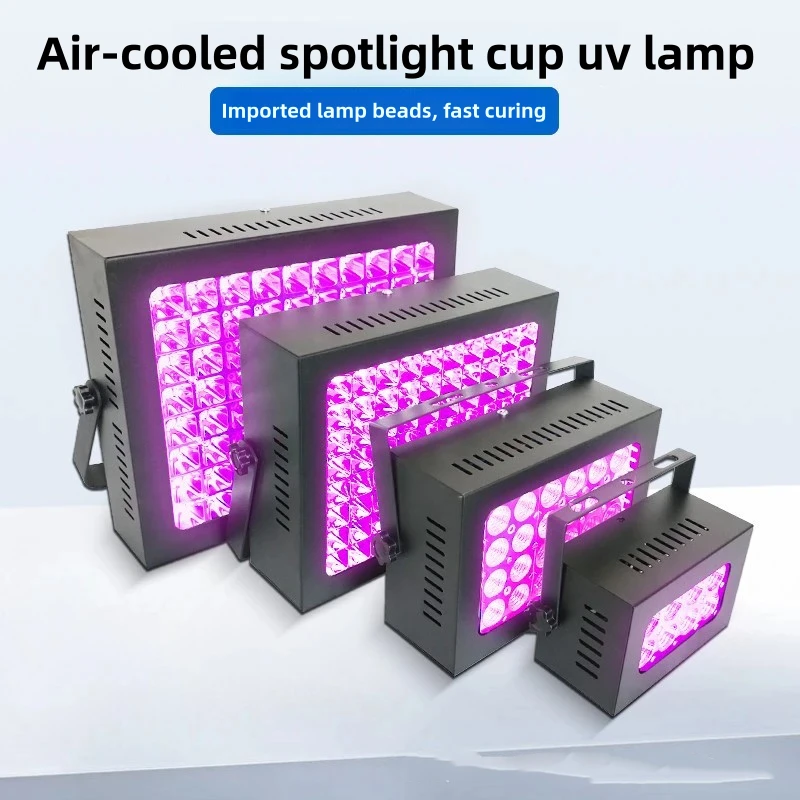 High Intensity UV Curing Light Air Cooling System Condenser Cup Portable UV Lamp for Ink Shadowless Glue Resin Dry 20W 40W 80W