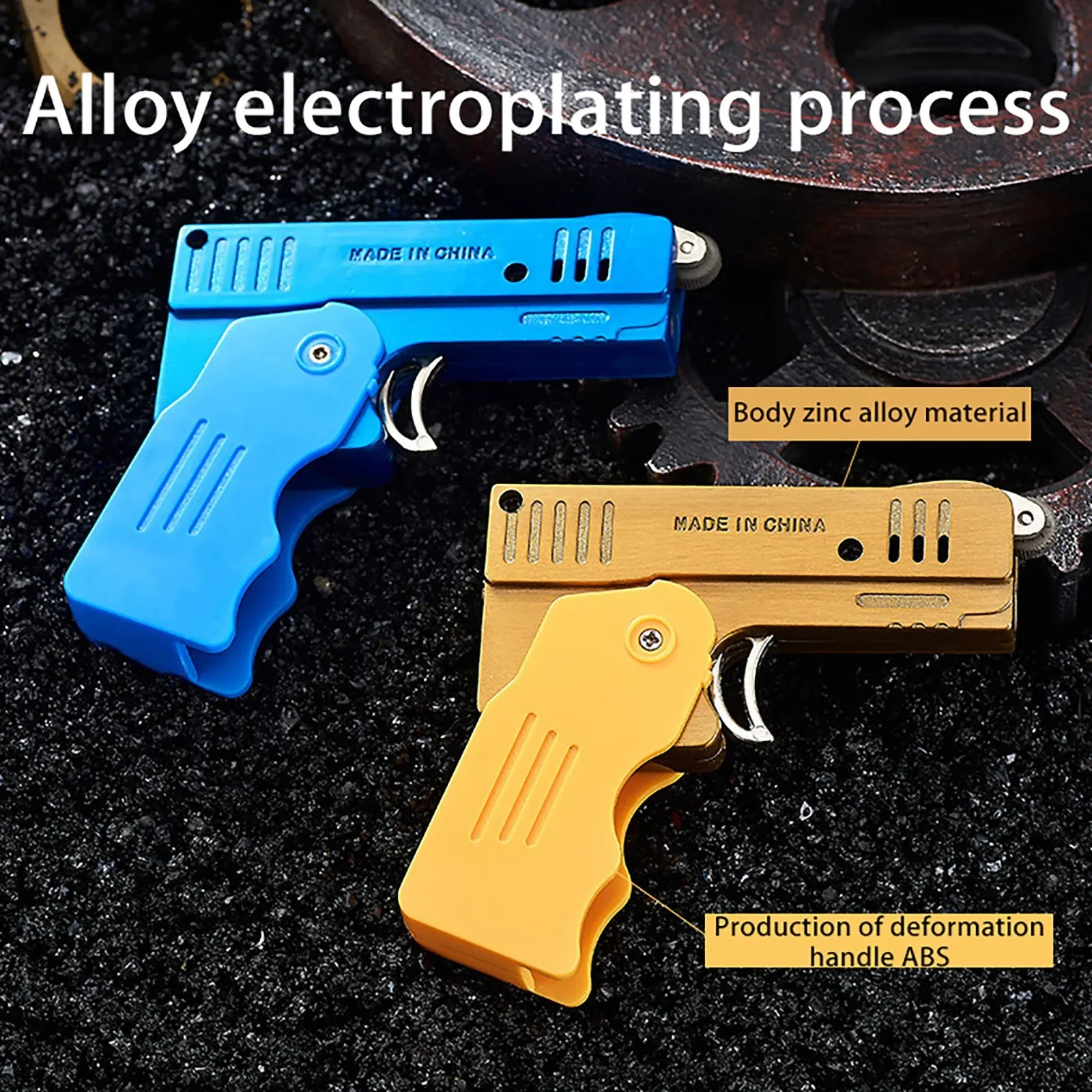 Twin Fire Deformed Pistol Lighter Butane Gas Kitchen Grill Accessories Big Jet Flame Fire Torch Fire Grinding Wheel Lighter