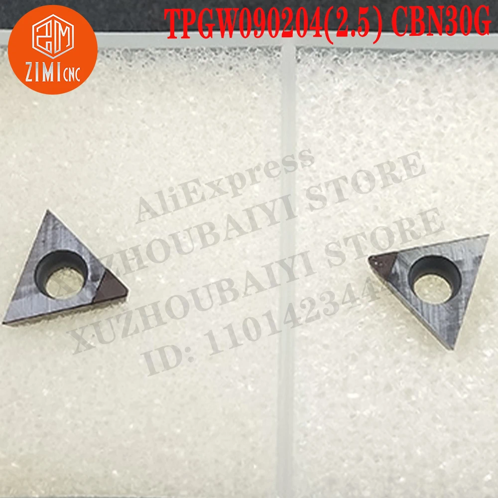 TPGW090204(2.5) CBN30G أدوات مطحنة نهاية TPGW أدوات CNC إدراجات كربيد تحول إدراجات أداة القطع المخرطة ميكانيكي مخرطة معدنية