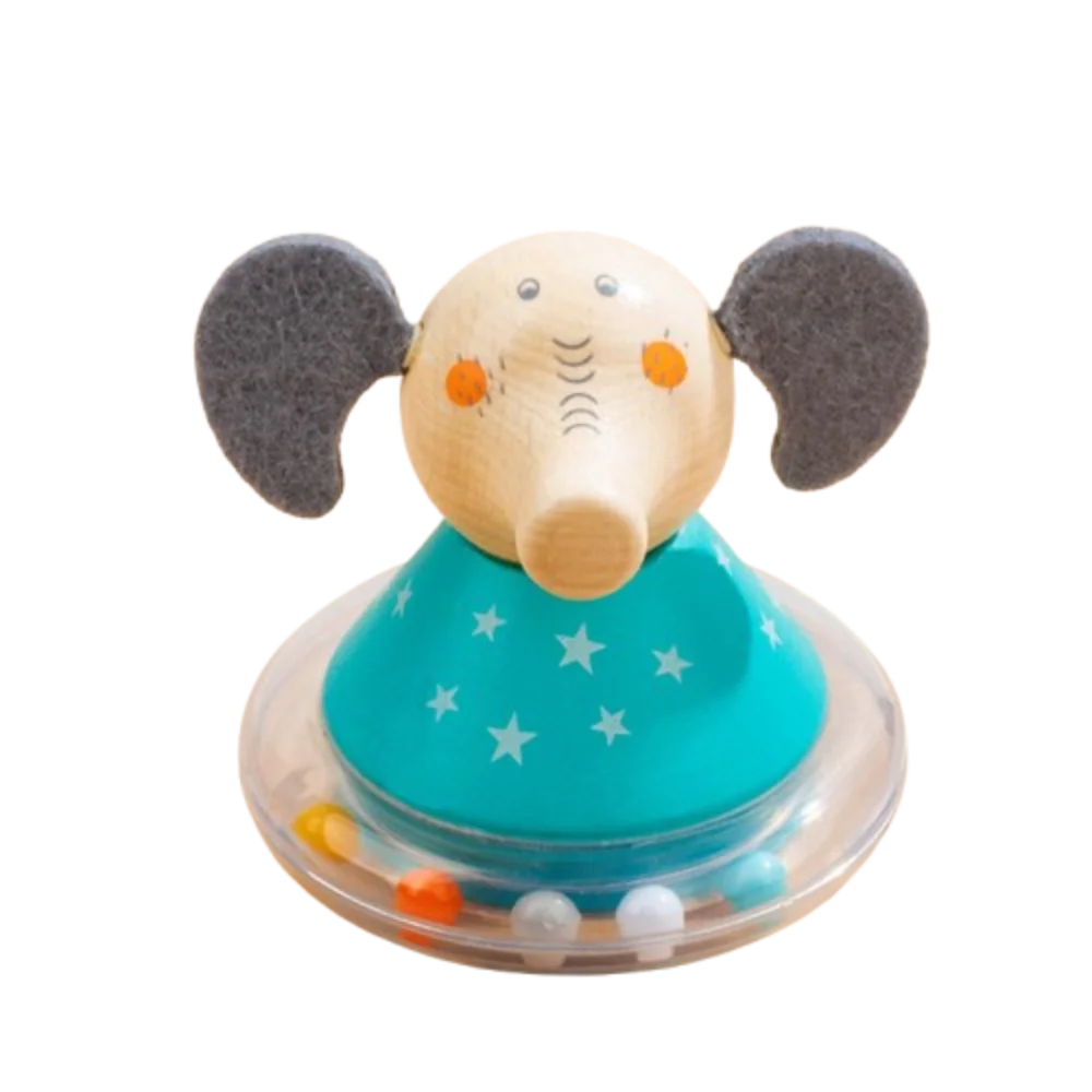 Ambachten Houten Tumbler Pop Speelgoed Pop Collectie Kleine Beer Schommelspeelgoed Mini Handgemaakte Olifant Tumbler Speelgoed Verjaardag