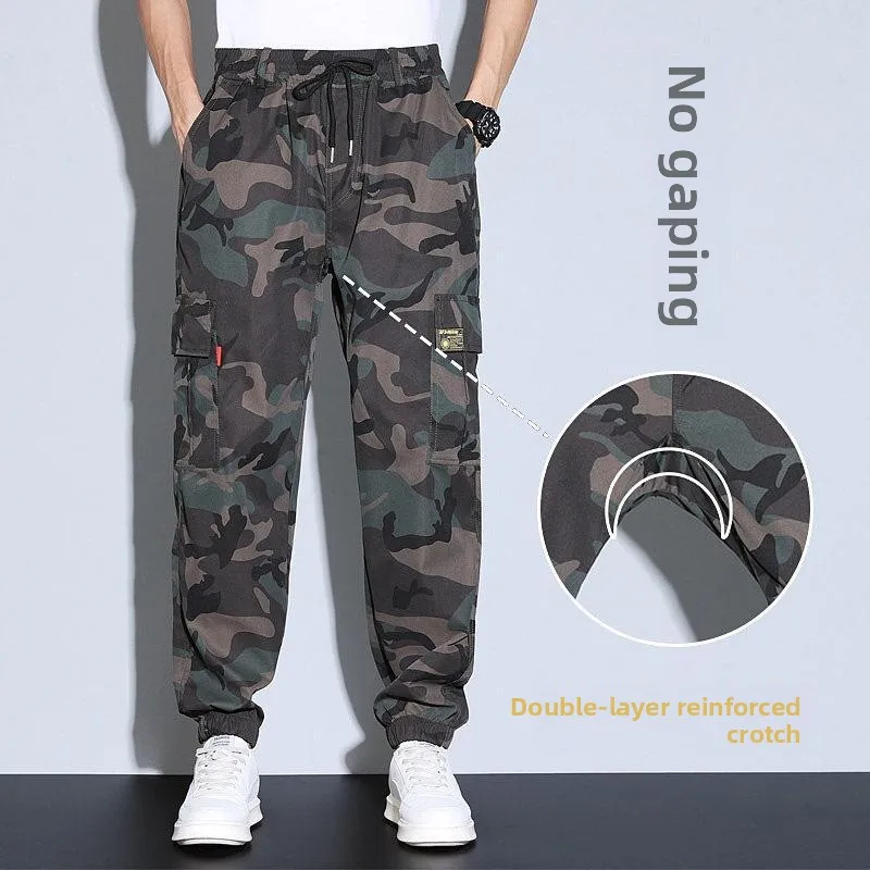 

Men's Camouflage Work Pants Thin Loose Wear Resistant Labor Protection Summer Autumn Construction Workers' Field Clothes