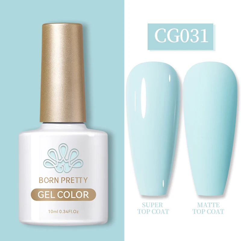 BORN PRETTY 10 ml Basisgel Super Top Coat Maniküre Matte Top Coat Semi Permanent Soak Off UV Gel Lack