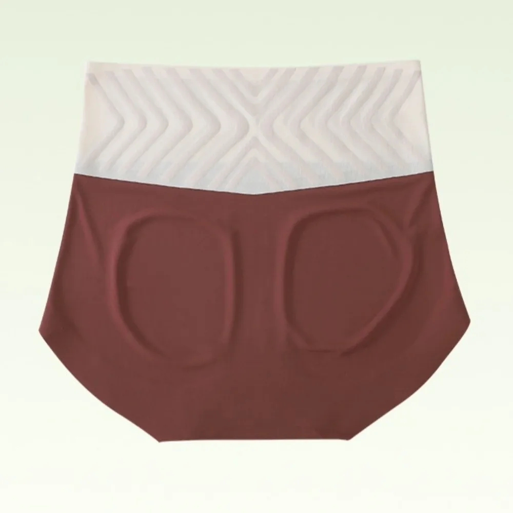 

High Waist Postpartum Body Shaper Ice Silk Panties Shapewear Butt Lifter Briefs Large Size Waist Trainer Seamless Underpants
