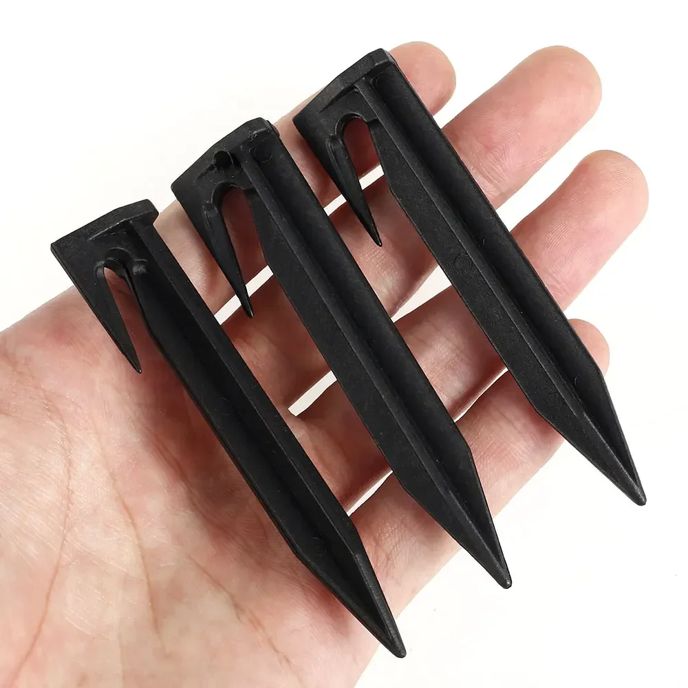 50/100/200pcs Garden Lawn Mower Pegs Environment-friendly Plastic Ground Pegs Laying Boundary Cables Robotic Lawn Mower Tools