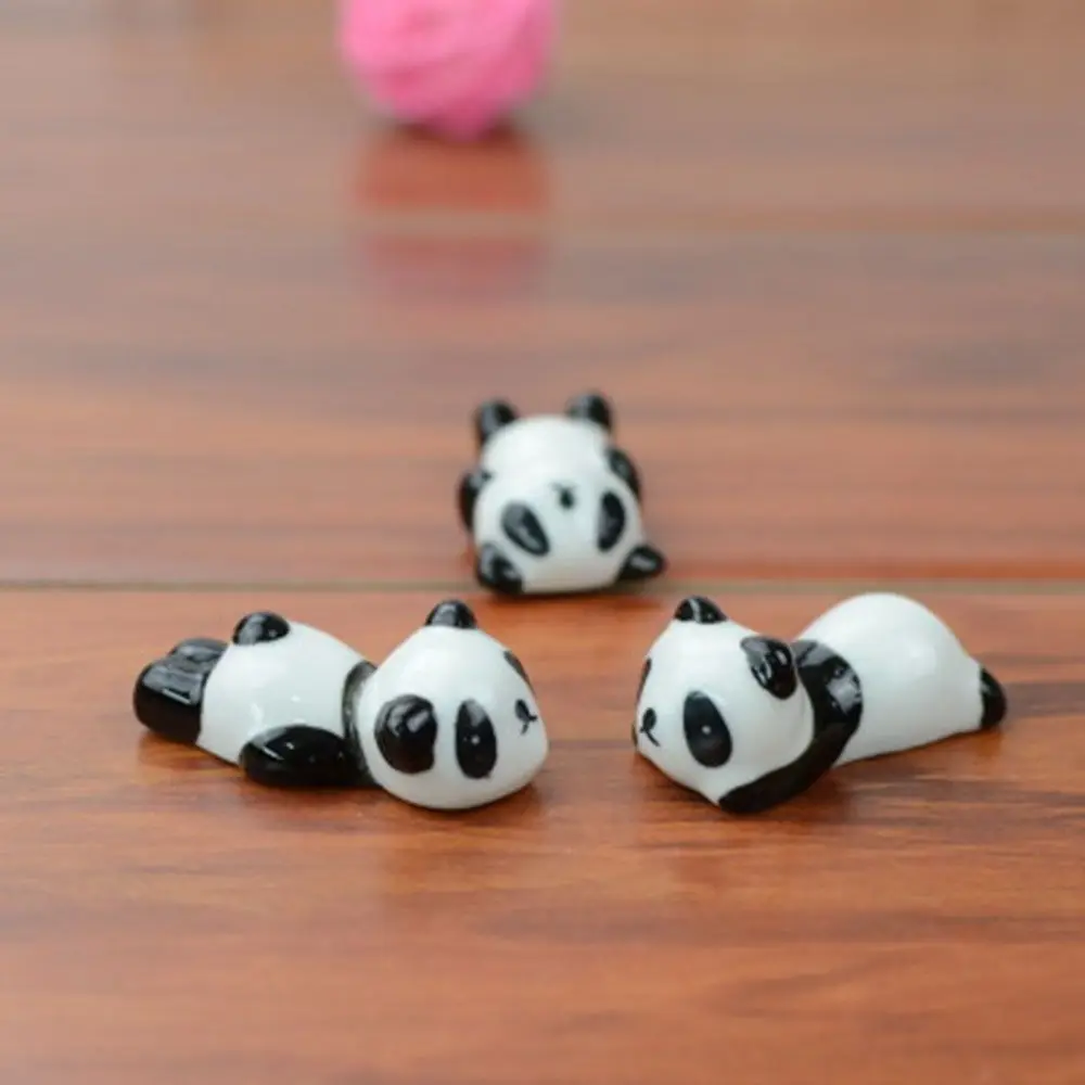 Tableware Specially Spoon Fork Accessories Lovely Ceramic Panda Chopsticks Stand Holder Home Decoration