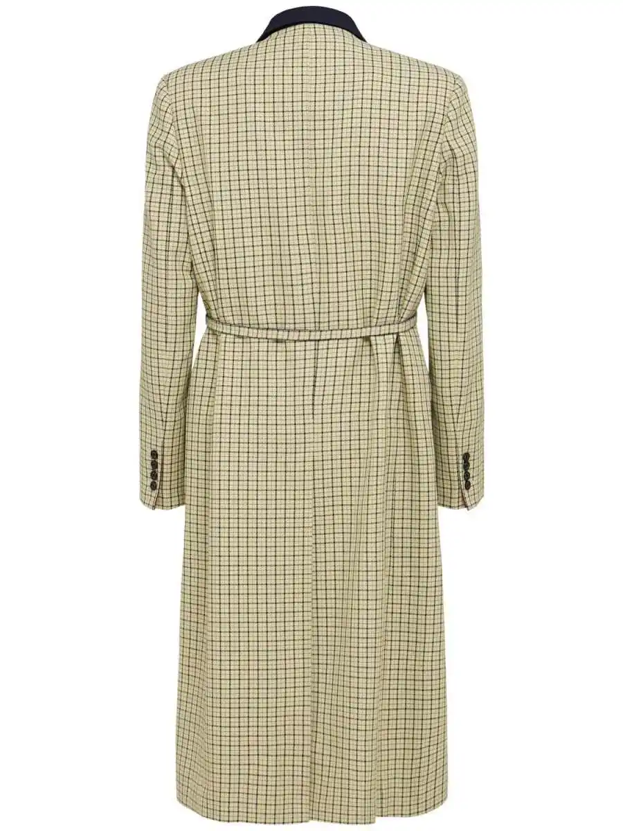 ربيع الخريف جديد الرجال شبكة معطف طويل 1 قطعة مزدوجة الصدر الشق التلبيب معطف تخفيف الأعمال الخاصة مخصص #6