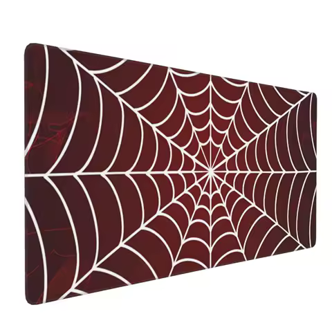 XXL Spider Web Mouse Pad Large Desk Mat for Keyboard and Mouse Non-Slip Gaming Mousepad Office Desk Accessories for Computer