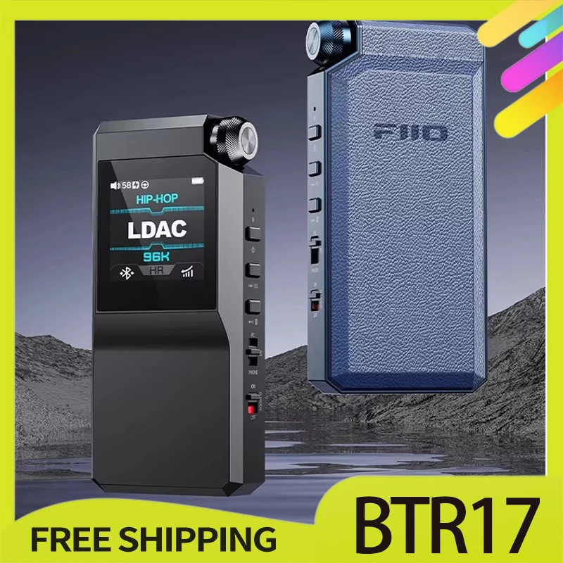 FiiO BTR17 Bluetooth Decoding Earphones Power Amplifier HiFi Portable AAC/SBC/aptX/aptXAdaptive/aptxLossless/atXHD/LDAC Custom