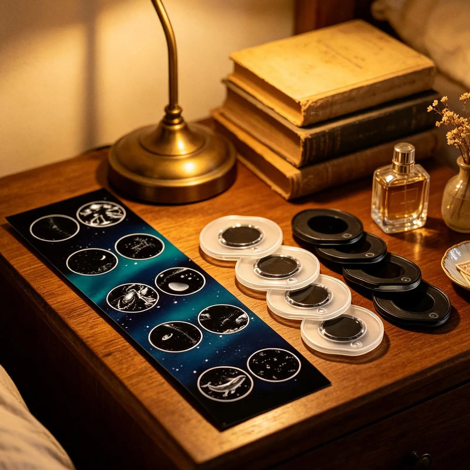 Galaxy Projector Slides Wide Angle Realistic High Definition Replaceable Projector Lamp Slides For Bedroom Living Room