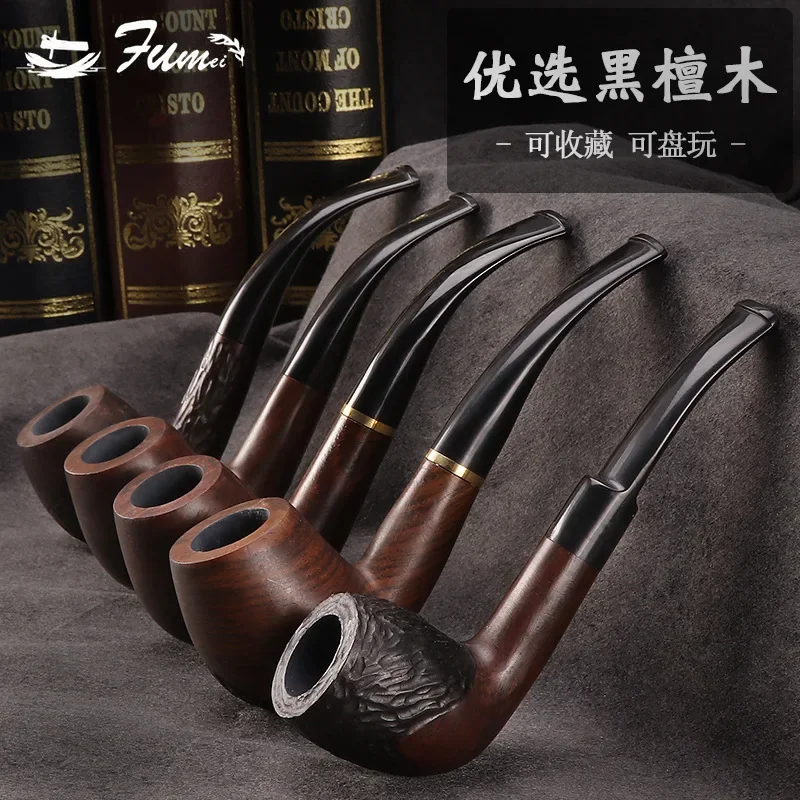 Portable Small Wooden Pipe Tobacco Smoking Pipes High Quality Men Gift